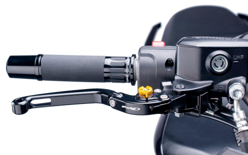 PUIG - PUIG Hi-Tech Extendable/Folding Clutch Lever - Black - 8609N