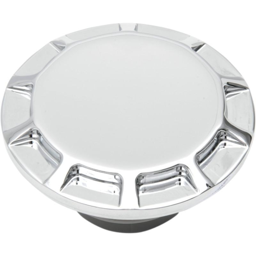 Drag Specialties - Drag Specialties Straight-Cut Gas Cap - Vented - Chrome - T03-0328-ACDS