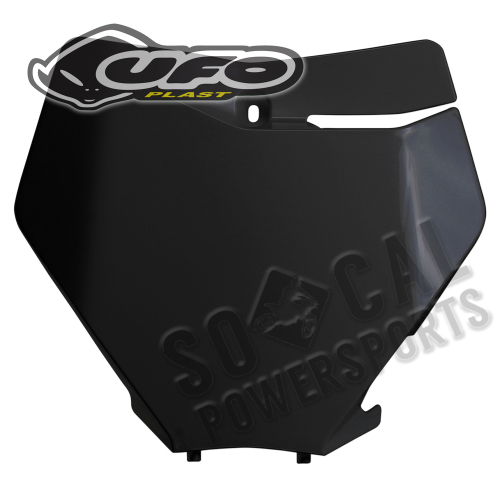 UFO Plastics - UFO Plastics Front Number Plate - Black - KT04094-001