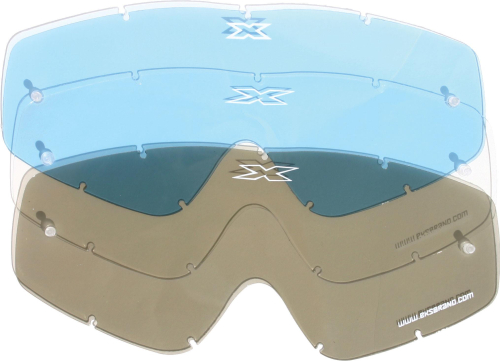 EKS Brand - EKS Brand Lenses for Go-X Series Goggles - Blue Vented - 067-40215