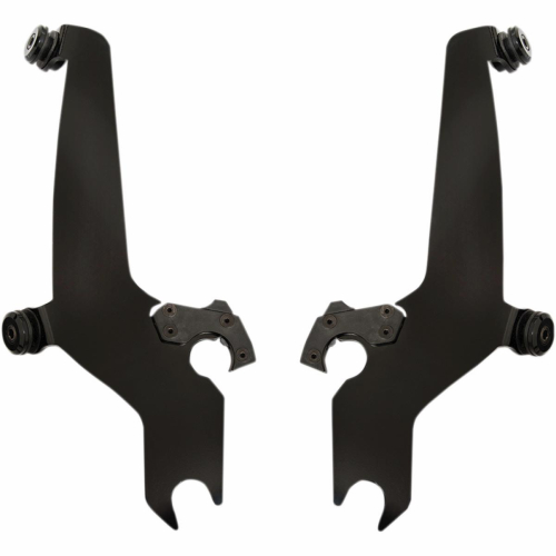 Memphis Shades - Memphis Shades Plates-Only Kit for Changing Fats/Slim to Sportshields - Black - MEB1718