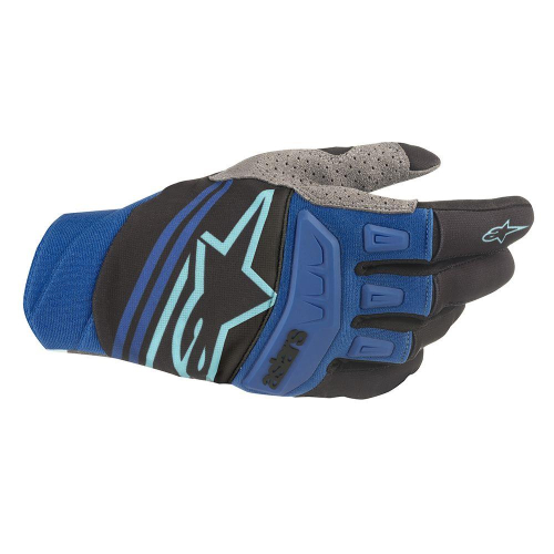 Alpinestars - Alpinestars Techstar Gloves - 3561019-1777-XL - Black/Turquoise - X-Large