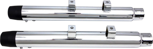 HardDrive - HardDrive Sportster Muffler - Chrome with Black End Cap - 062016