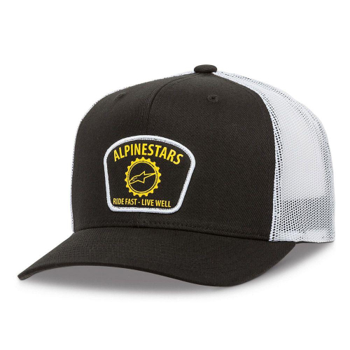 Alpinestars - Alpinestars Garage Trucker Hat - 1038-81024-1020 - Black/White - OSFM
