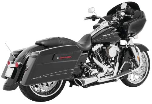 Freedom Performance - Freedom Performance Combat 2:1 Shorty Exhaust System - Chrome/Black - HD00817