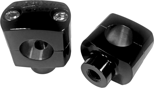 HardDrive - HardDrive 2in. Billet Square Handlebar Risers - Black - 241047