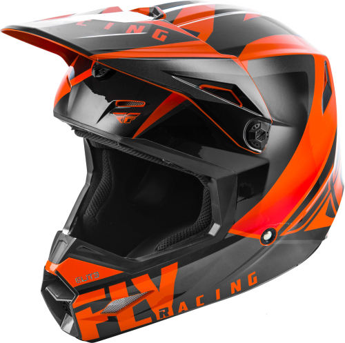 Fly Racing - Fly Racing Elite Vigilant Youth Helmet - 73-8618-1 - Orange/Black - Small