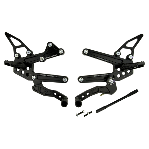 Driven Racing - Driven Racing TT Rearset - DRP-706-BK