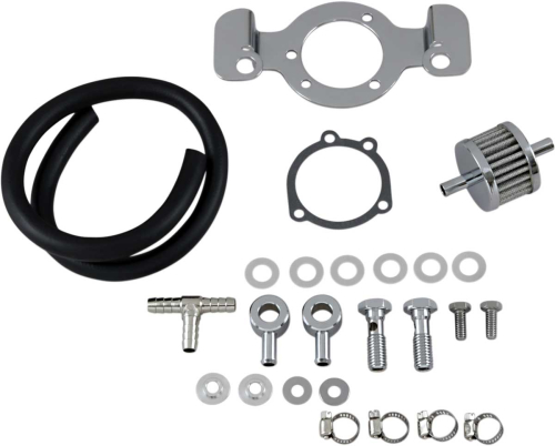 Drag Specialties - Drag Specialties Crankcase Breather/Support Bracket Kit - DS-289126