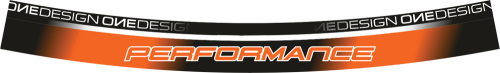 ONE - ONE Wheel Stripes - Glow Orange - DCWR4P