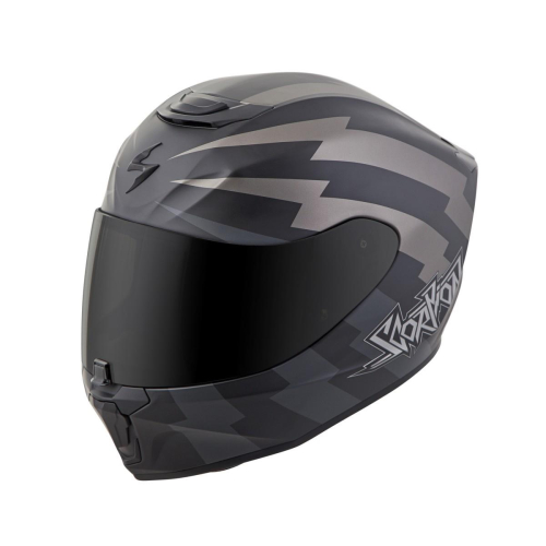 Scorpion - Scorpion EXO-R420 Tracker Helmet - 42-1114 - Titanium/Black - Medium