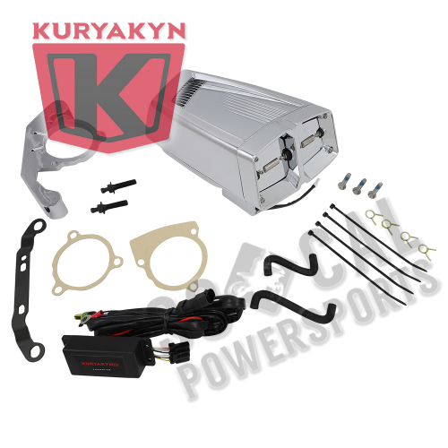 Kuryakyn - Kuryakyn Hypercharger ES Air Clear Kit - Chrome - 9375