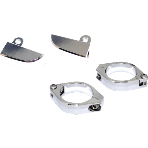 Highsider - Highsider Turn Signal Mount - 42-43 mm Clamp - Chrome - 220-216409