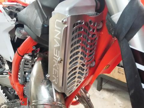 Unabiker - Unabiker Radiator Guards - Black - 18KTM85SX-K