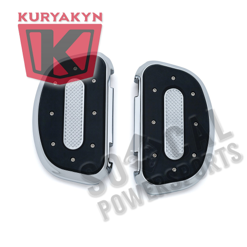 Kuryakyn - Kuryakyn Heavy Industries Passenger Floorboards - Chrome - 7043