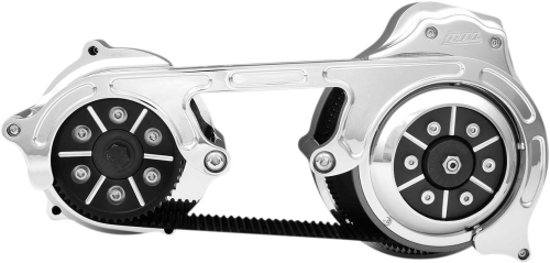 Belt Drives Ltd - Belt Drives Ltd 2in. Open Belt Drive Kit - Chrome - TC2PS-2-C