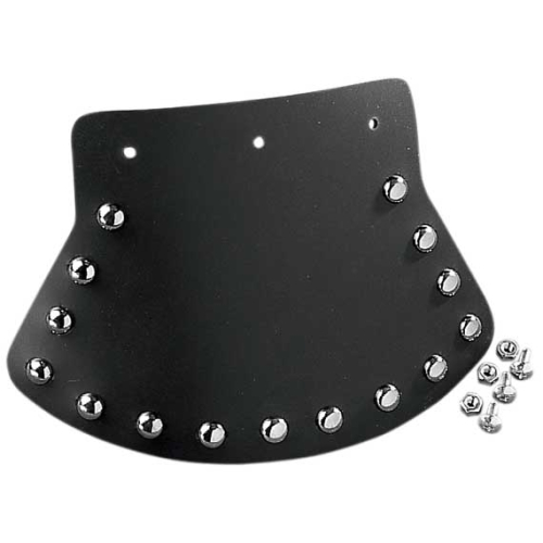 Drag Specialties - Drag Specialties Studded Mud Flaps - Medium - Plain Center - DS-393703