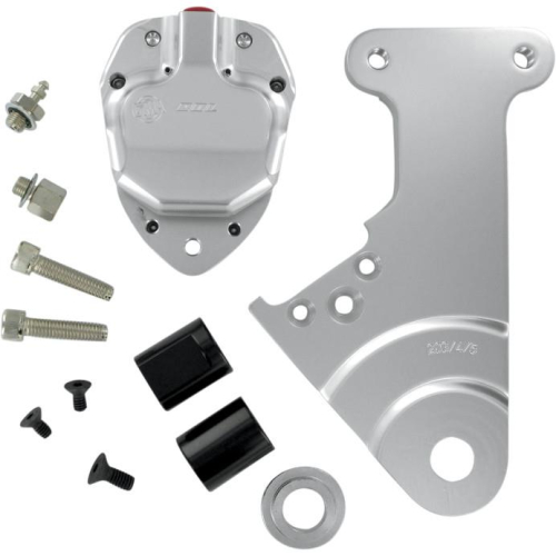 GMA Engineering - GMA Engineering 2-Piston Custom Rear Brake B-Caliper Kit - Classic Clear Anodized - GMA-205