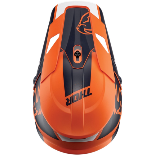 Thor - Thor Visor Kit for Adult Sector Helmets - Split Orange/Navy - 0132-1331