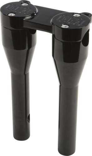 Forbidden Motorcycles - Forbidden Motorcycles Handlebar FM Risers with Gauge Mount Tabs - 9in. - Black - 825-05006