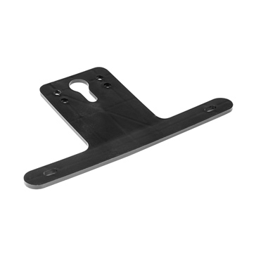 Wesbar - Wesbar License Plate Bracket - Black - 003211