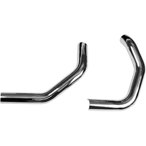 Paughco - Paughco Front/Rear Heat Shield Set for 1 3/4in. Side-By-Side Upsweep Fishtail Exhaust System - Black - 419SBSB