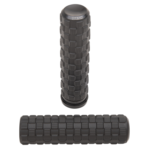 Arlen Ness - Arlen Ness Fusion Series Grips - Air Trax - Black Anodized - 07-352