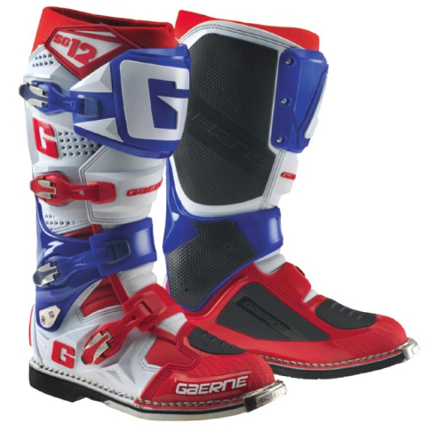 Gaerne - Gaerne SG-12 Boots - 2174-052-007 - White/Blue/Red - 7