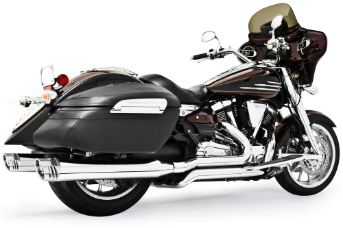 Freedom Performance - Freedom Performance Racing Dual Exhaust System - Chrome Mufflers - Chrome Tips - MY00115