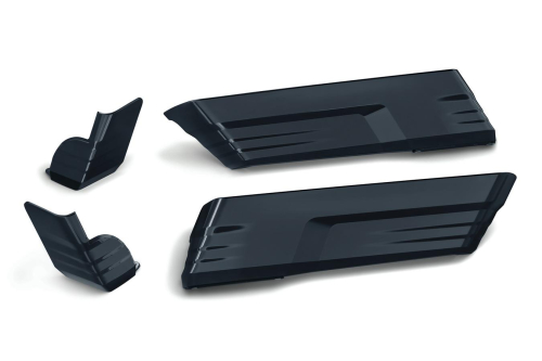 Kuryakyn - Kuryakyn Saddlebag Extensions - Gloss Black - 7191