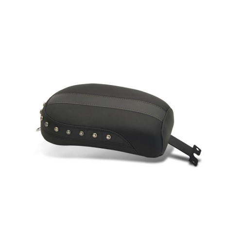 Mustang - Mustang Studded Passenger Seat for Scout - Black (Black Leather Inserts) - 75396