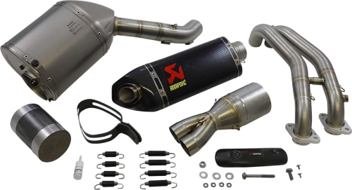 Akrapovic - Akrapovic Racing Line Complete Exhaust System - 2/1 Header - Carbon Fiber Muffler - Carbon End Cap - S-A6R4-HAPC