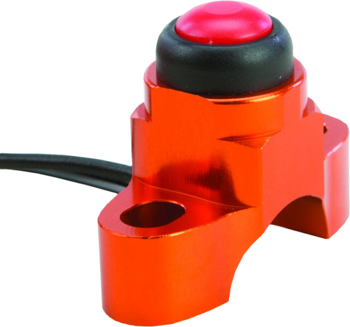 Fly Racing - Fly Racing Billet Spacesaver Perch Mount Kill Switch - Orange - KS-01 ORANGE