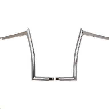 Fat Baggers, Inc. - Fat Baggers, Inc. 1-1/4in. EZ Install Pointed Top Handlebars - Chrome - 906014