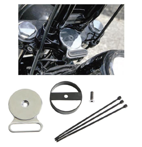 West-Eagle Motorcycle Products - West-Eagle Motorcycle Products Dyna Lowrider Indicator Relocation Bracket - H5185