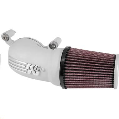 K&N Engineering - K&N Engineering Aircharger Intake System with Cast Aluminum Intake Tubes - Satin Silver - 57-1134S