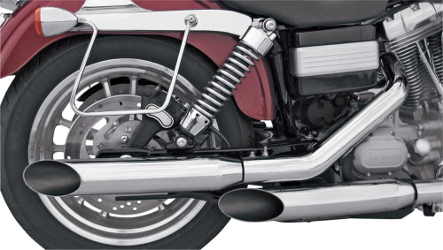 Khrome Werks - Khrome Werks 3in. HP-Plus Slip-On Mufflers - Slash Cut - Chrome - 202310