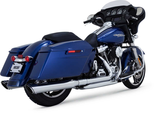 Vance & Hines - Vance & Hines Dresser Duals Head Pipes - Chrome - 17651