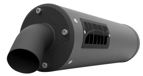 HMF Engineering - HMF Engineering Titan Series Slip-On - Blackout - 535643608795
