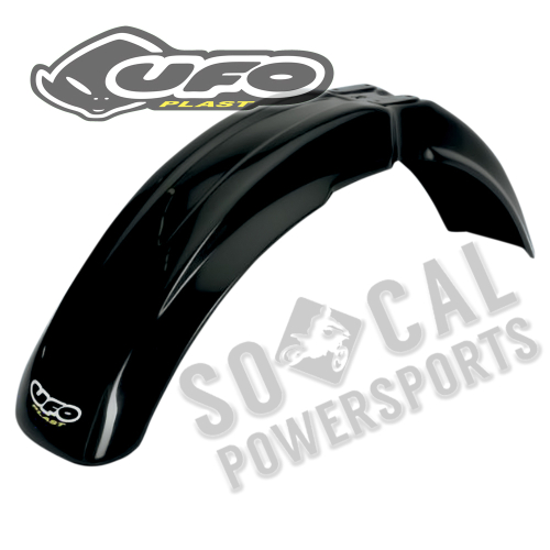 UFO Plastics - UFO Plastics Front Fender - Black - KA02700001