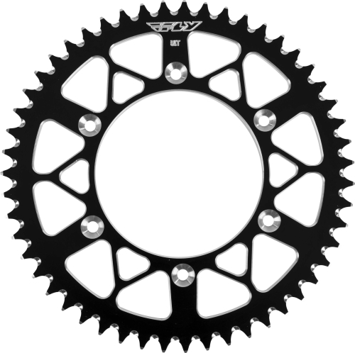 Fly Racing - Fly Racing Aluminum Rear Sprocket - Black - 51T - BETA-51 BLK