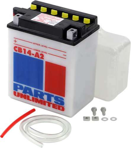 Parts Unlimited - Parts Unlimited 12V Heavy Duty Battery Kit - CB14-A2-FP