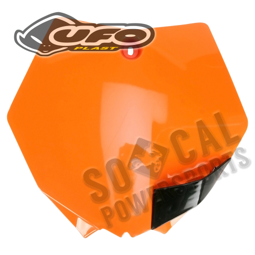UFO Plastics - UFO Plastics Front Number Plate - Orange - KT04041-127