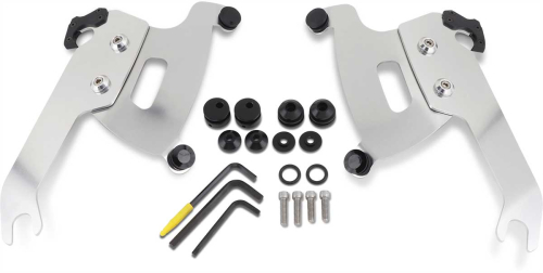 Memphis Shades - Memphis Shades Trigger-Lock Mount Kit for Bullet Fairing - Polished - MEK2049