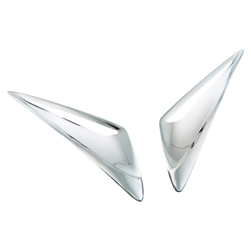Show Chrome - Show Chrome Windshield Garnish Vent Accents - Chrome - 52-796