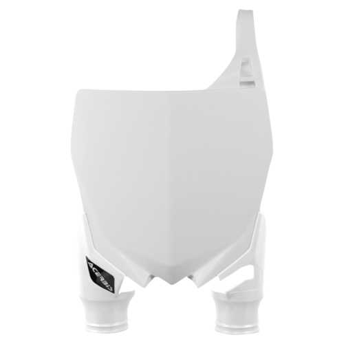 Acerbis - Acerbis Raptor Front Number Plate - White/White - 2527400002