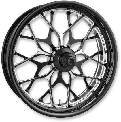 Performance Machine - Performance Machine One-Piece Aluminum Front Wheel (Dual Disc) - 21in. x 3.5in. - Galaxy Platinum Cut - 12027106PGALBMP