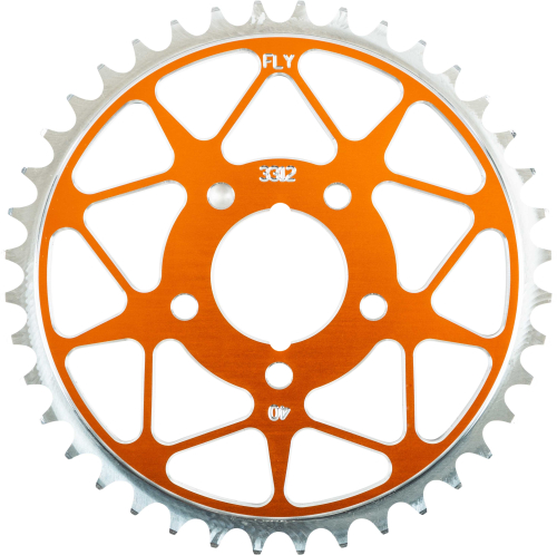 Fly Racing - Fly Racing Aluminum Rear Sprocket - Orange - 40T - 312-40 ORG