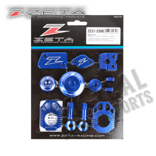 ZETA - ZETA Billet Kit - Blue - ZE51-2366