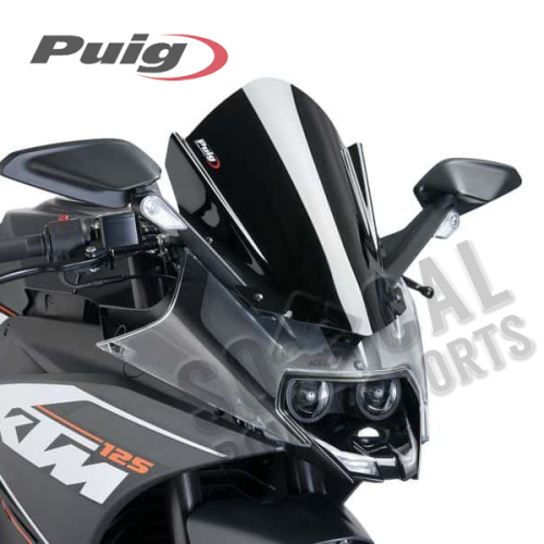 PUIG - PUIG Z-Racing Windscreen - Black - 7004N